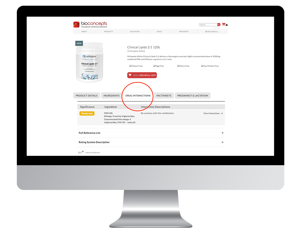 Drug Interactions Checker