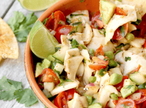 Young Coconut Meat Ceviche